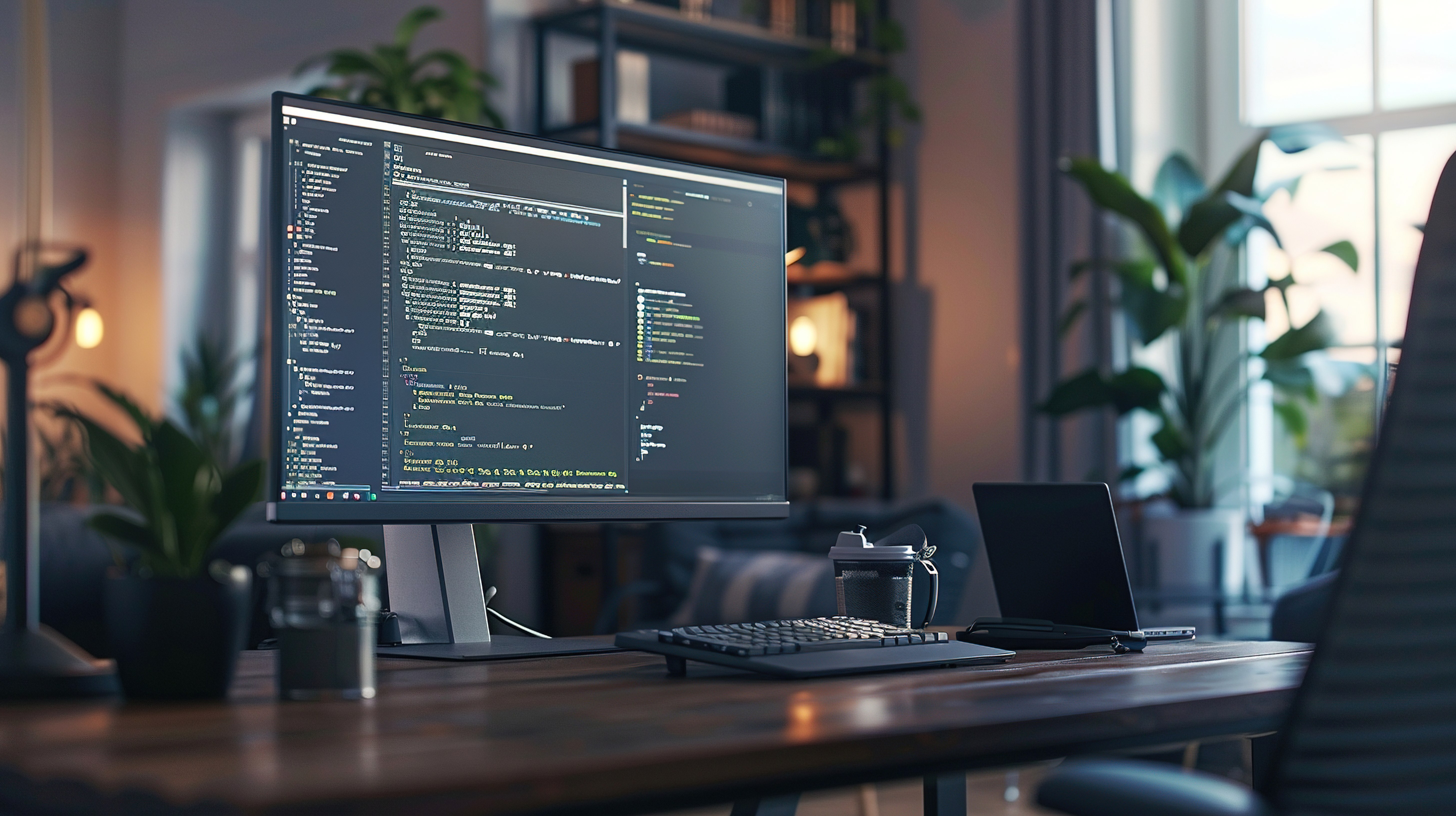 software developer landing page background